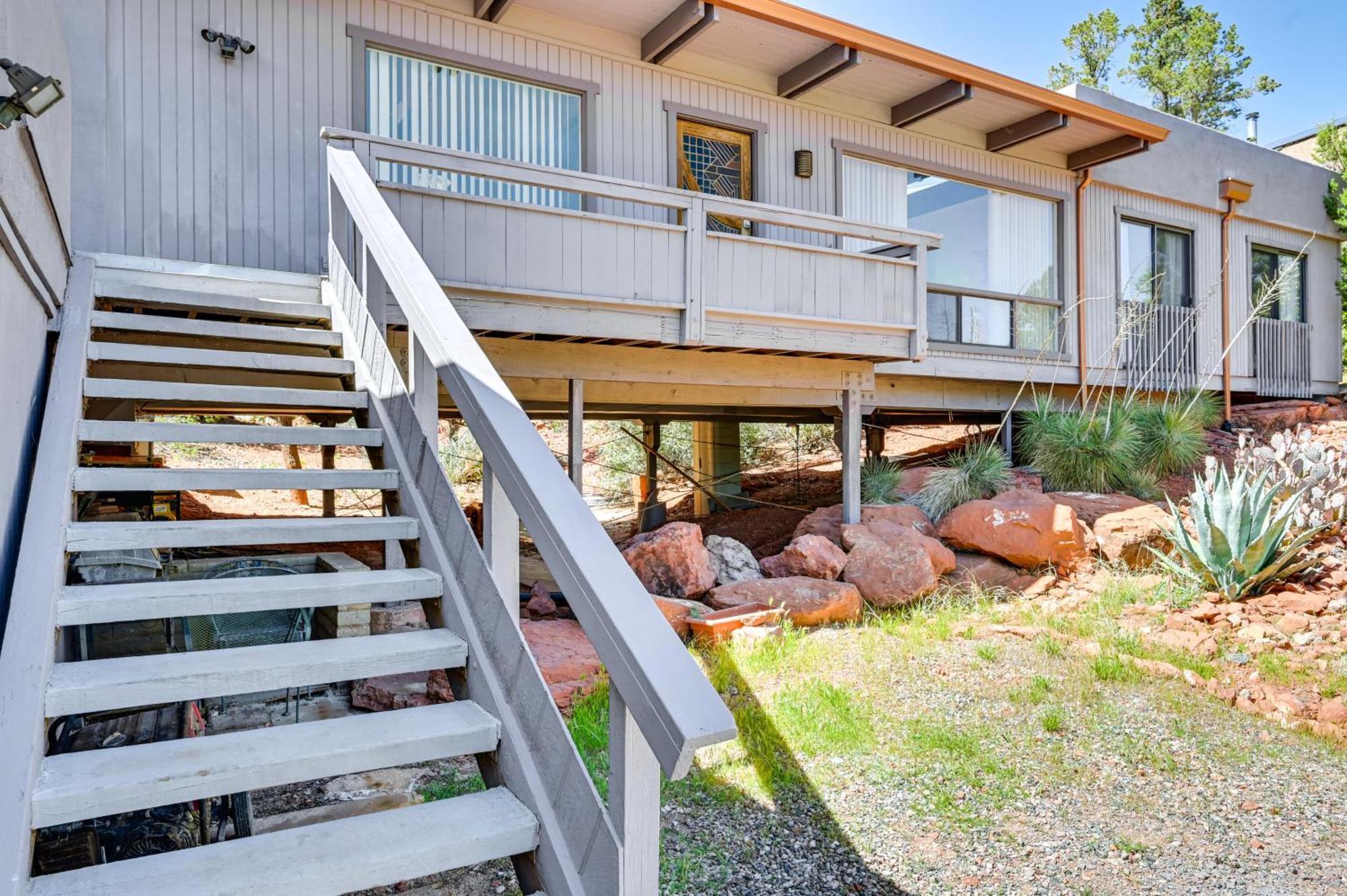 Sedona Red Rock Retreat Walk To Hiking Trails! Villa Exterior foto